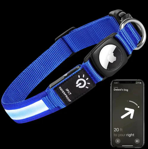 Airtag LED nightwalk collar